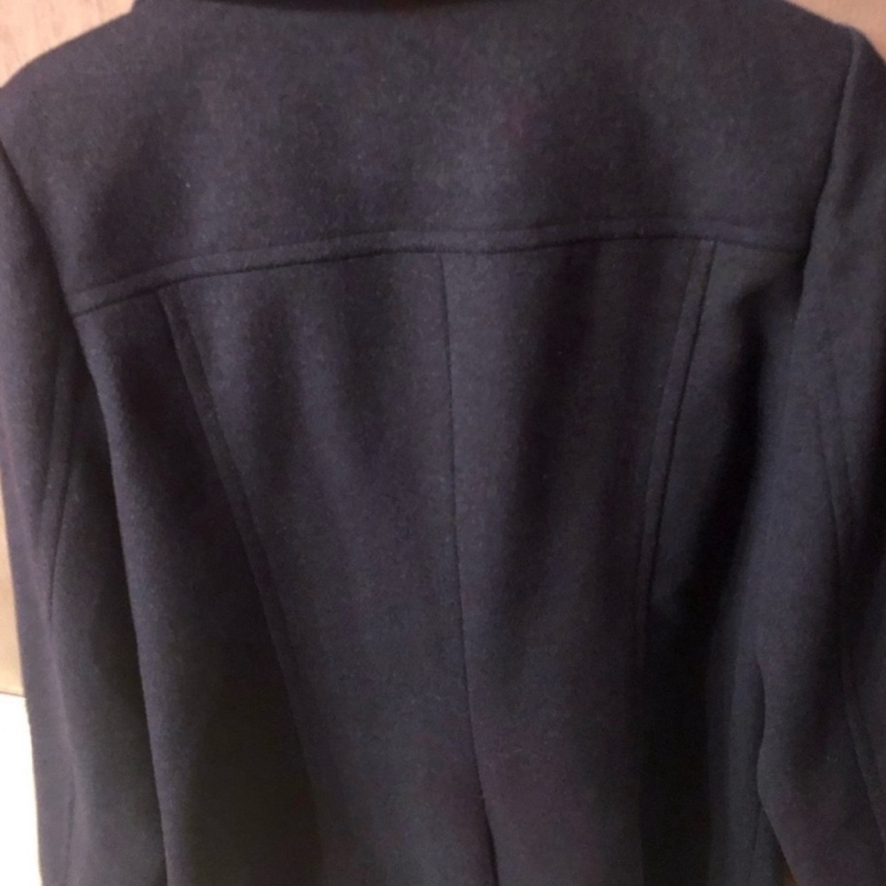 Peacoat Anchor Button Navy Peacoat Jacket The Limited L Gorgeous Heavy Quality - Picture 6 of 6